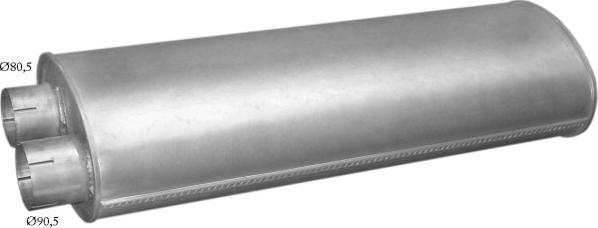 Polmo 68.02 - Глушник вихлопних газів кінцевий autocars.com.ua