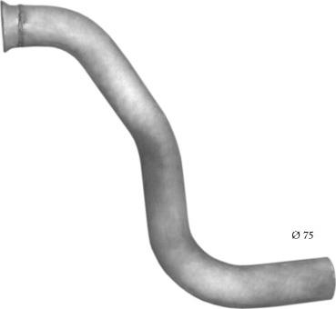 Polmo 69.45 - Труба вихлопного газу autocars.com.ua