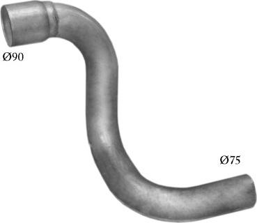 Polmo 69.51 - Труба вихлопного газу autocars.com.ua