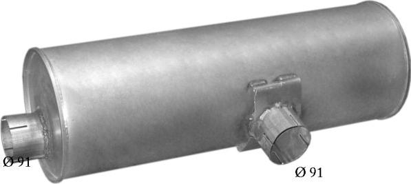 Polmo 75.07 - Глушник вихлопних газів кінцевий autocars.com.ua