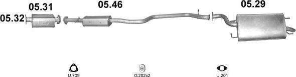 Polmo POLMO00104 - Система випуску ОГ autocars.com.ua