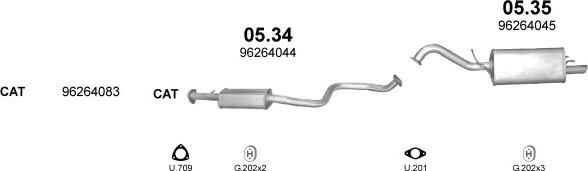 Polmo POLMO00106 - Система випуску ОГ autocars.com.ua