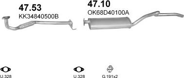 Polmo POLMO00123 - Система випуску ОГ autocars.com.ua
