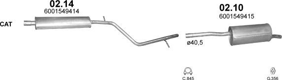 Polmo POLMO00227 - Система випуску ОГ autocars.com.ua