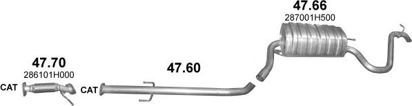 Polmo POLMO00279 - Система випуску ОГ autocars.com.ua