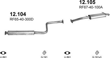 Polmo POLMO00316 - Система випуску ОГ autocars.com.ua