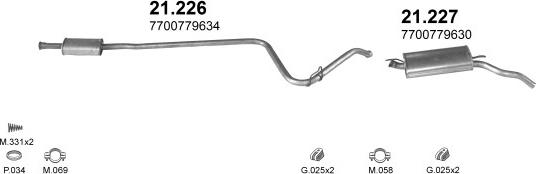 Polmo POLMO00479 - Система випуску ОГ autocars.com.ua