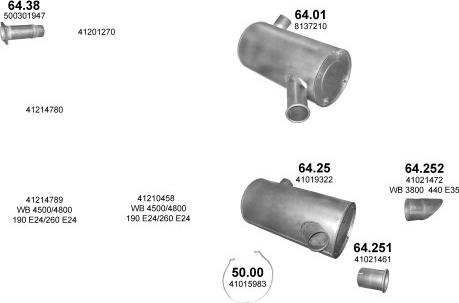 Polmo POLMO00506 - Система выпуска ОГ avtokuzovplus.com.ua