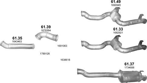 Polmo POLMO00540 - Система випуску ОГ autocars.com.ua