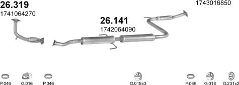 Polmo POLMO00985 - Система випуску ОГ autocars.com.ua