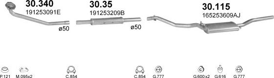 Polmo POLMO01011 - Система випуску ОГ autocars.com.ua
