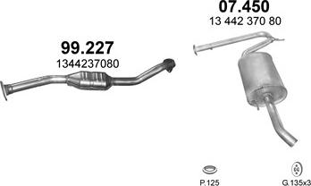 Polmo POLMO01176 - Система випуску ОГ autocars.com.ua