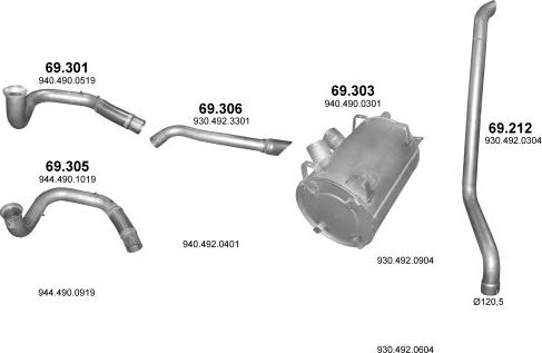 Polmo POLMO01482 - Система выпуска ОГ autodnr.net