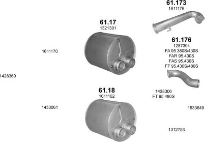 Polmo POLMO03587 - Система випуску ОГ autocars.com.ua