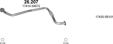 Polmo POLMO04232 - Система випуску ОГ autocars.com.ua