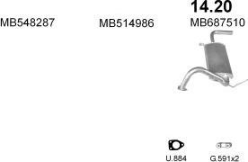 Polmo POLMO05644 - Система випуску ОГ autocars.com.ua