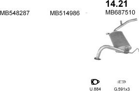 Polmo POLMO05682 - Система випуску ОГ autocars.com.ua