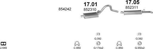 Polmo POLMO06101 - Система випуску ОГ autocars.com.ua