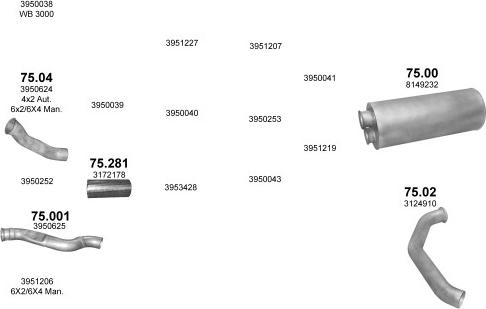 Polmo POLMO06348 - Система випуску ОГ autocars.com.ua