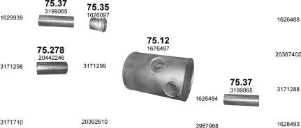 Polmo POLMO06876 - Система випуску ОГ autocars.com.ua