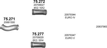 Polmo POLMO08509 - Система випуску ОГ autocars.com.ua