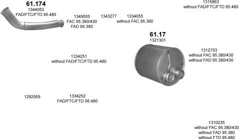 Polmo POLMO09806 - Система випуску ОГ autocars.com.ua