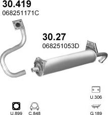 Polmo POLMO11123 - Система випуску ОГ autocars.com.ua