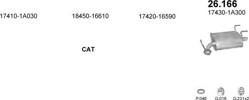 Polmo POLMO90023 - Система випуску ОГ autocars.com.ua