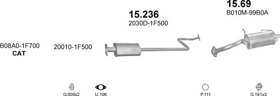 Polmo POLMO90049 - Система випуску ОГ autocars.com.ua