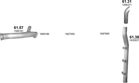 Polmo POLMO99902 - Система випуску ОГ autocars.com.ua