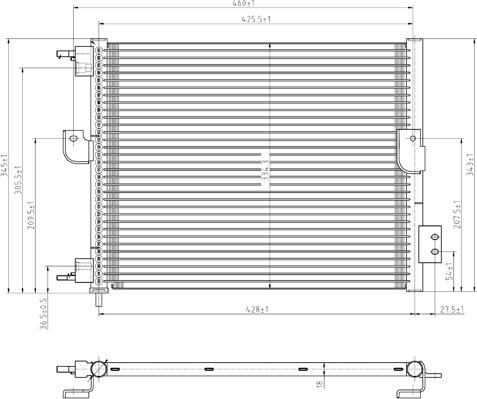 PowerMax 7110265 - Конденсатор кондиционера autodnr.net