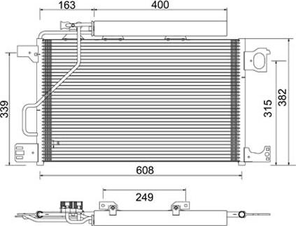 PowerMax 7110372 - Конденсатор, кондиціонер autocars.com.ua