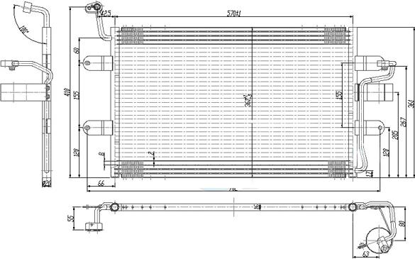 PowerMax 7110437 - Конденсатор, кондиціонер autocars.com.ua