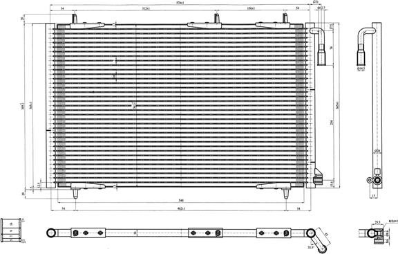 PowerMax 7110600 - Конденсатор, кондиціонер autocars.com.ua