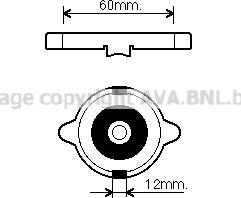 Prasco 980015 - Крышка горловины радиатора autodnr.net