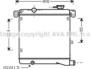 Prasco AB2002 - Радиатор, охлаждение двигателя avtokuzovplus.com.ua