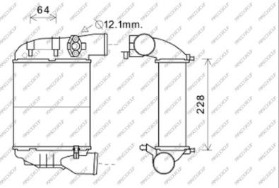 Prasco AD020N001 - Интеркулер autocars.com.ua