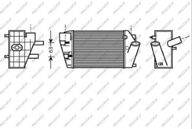 Prasco AD020N002 - Интеркулер autocars.com.ua