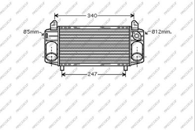 Prasco AD302N001 - Интеркулер autocars.com.ua