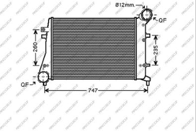 Prasco AD320N004 - Интеркулер autocars.com.ua