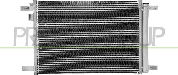 Prasco AD324C002 - Конденсатор, кондиціонер autocars.com.ua