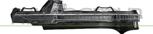 Prasco AD8247416 - Бічний ліхтар, покажчик повороту autocars.com.ua