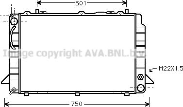 Prasco AI2085 - Радіатор, охолодження двигуна autocars.com.ua