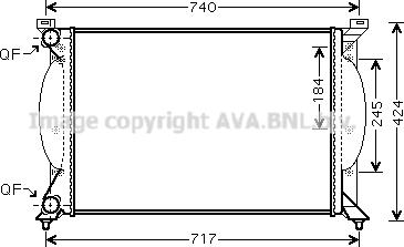 Prasco AI2240 - Радиатор, охлаждение двигателя autodnr.net