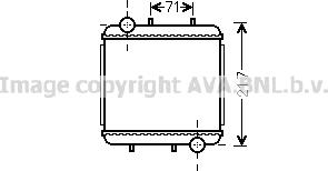 Prasco AI2310 - Радіатор, охолодження двигуна autocars.com.ua