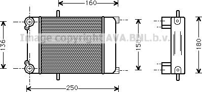 Prasco AI3132 - Масляний радіатор, рухове масло autocars.com.ua