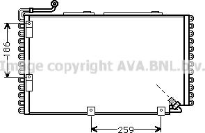 Prasco AI5107 - Конденсатор, кондиціонер autocars.com.ua
