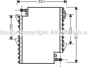Prasco AI5113 - Конденсатор, кондиціонер autocars.com.ua