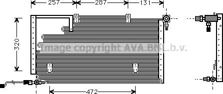 Prasco AI5138 - Конденсатор, кондиціонер autocars.com.ua