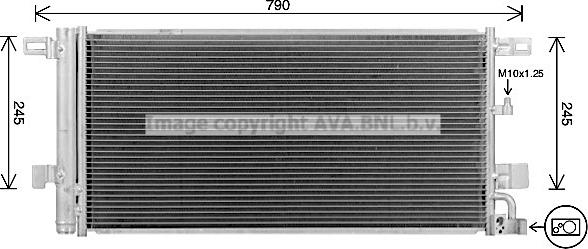 Prasco AI5439D - Конденсатор, кондиціонер autocars.com.ua